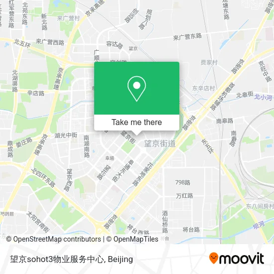 望京sohot3物业服务中心 map
