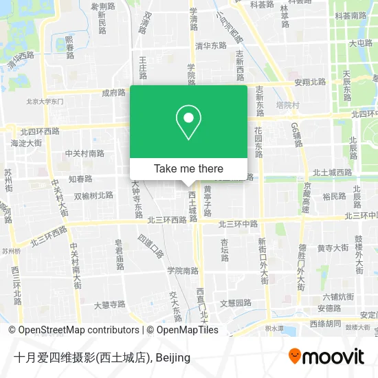 十月爱四维摄影(西土城店) map