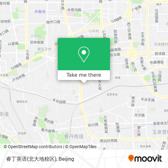睿丁英语(北大地校区) map