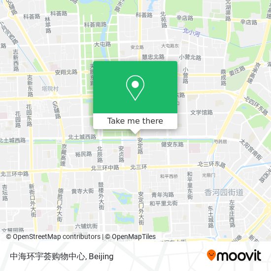 中海环宇荟购物中心 map
