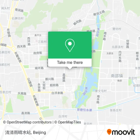 清清雨晴水站 map