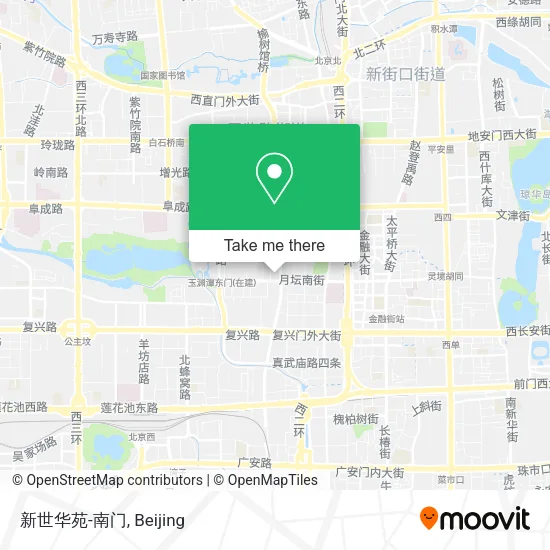 新世华苑-南门 map