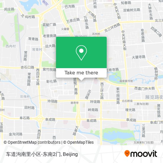车道沟南里小区-东南2门 map