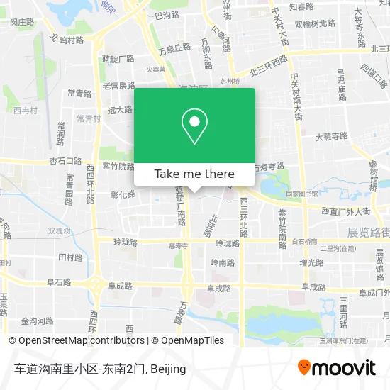 车道沟南里小区-东南2门 map