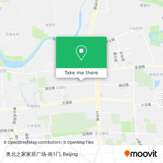 奥北之家家居广场-南1门 map