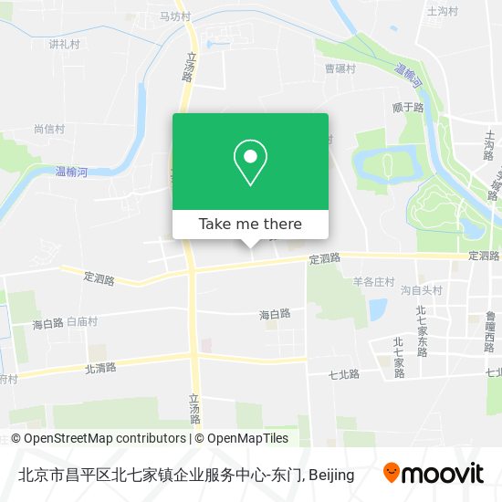 北京市昌平区北七家镇企业服务中心-东门 map