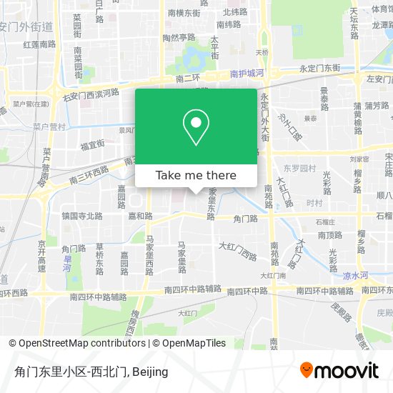 角门东里小区-西北门 map