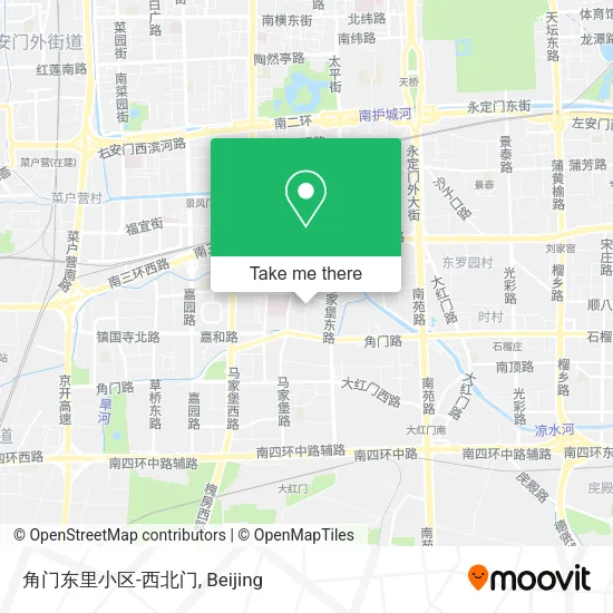 角门东里小区-西北门 map