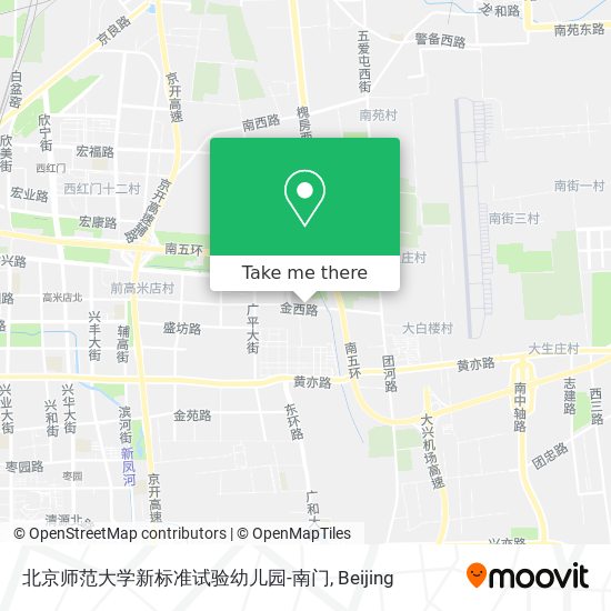 北京师范大学新标准试验幼儿园-南门 map