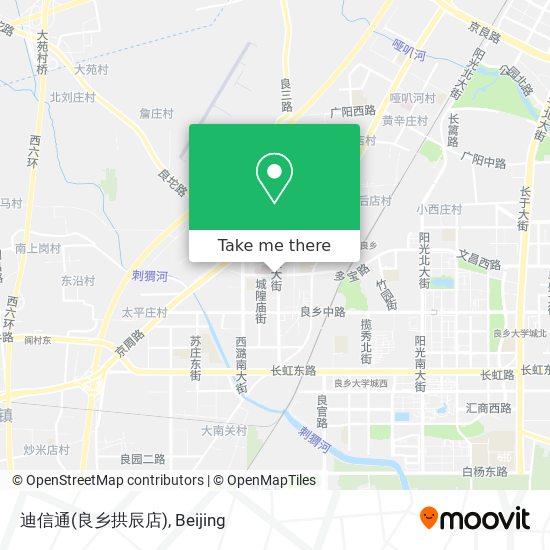 迪信通(良乡拱辰店) map