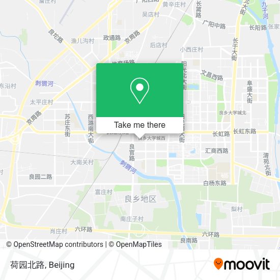 荷园北路 map
