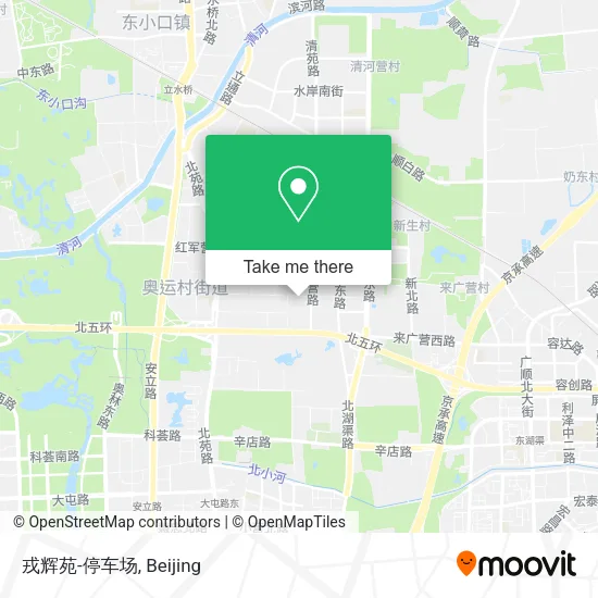 戎辉苑-停车场 map