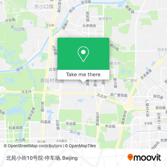 北苑小街10号院-停车场 map