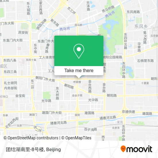 团结湖南里-8号楼 map