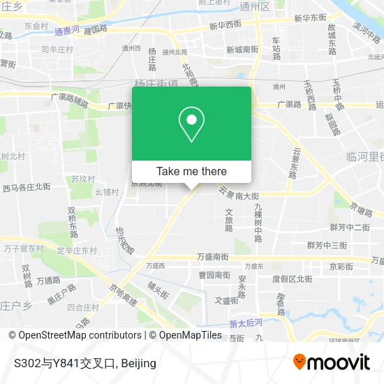 S302与Y841交叉口 map