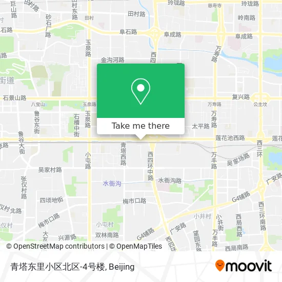 青塔东里小区北区-4号楼 map