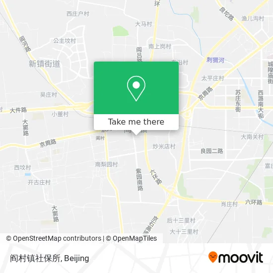 阎村镇社保所 map