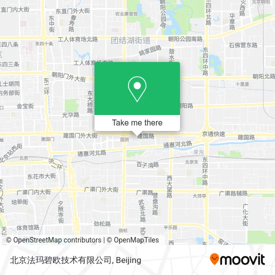 北京法玛碧欧技术有限公司 map