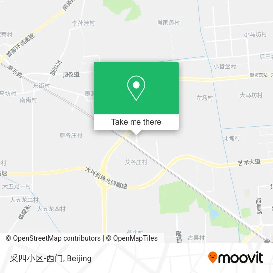 采四小区-西门 map