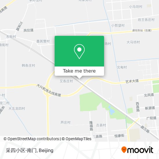 采四小区-南门 map