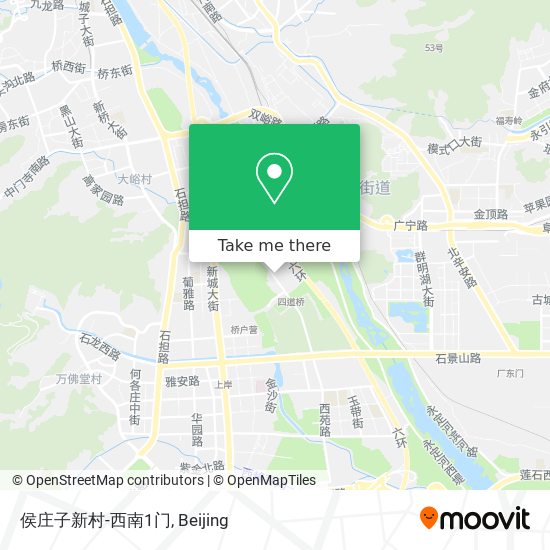 侯庄子新村-西南1门 map