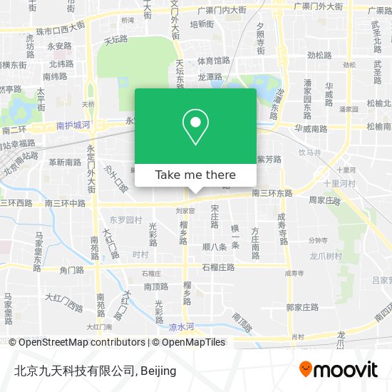 北京九天科技有限公司 map