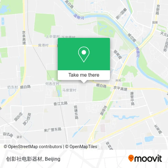 创影社电影器材 map