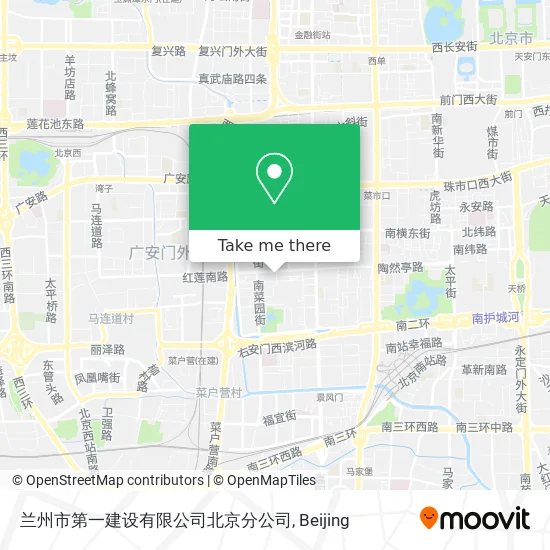 兰州市第一建设有限公司北京分公司 map