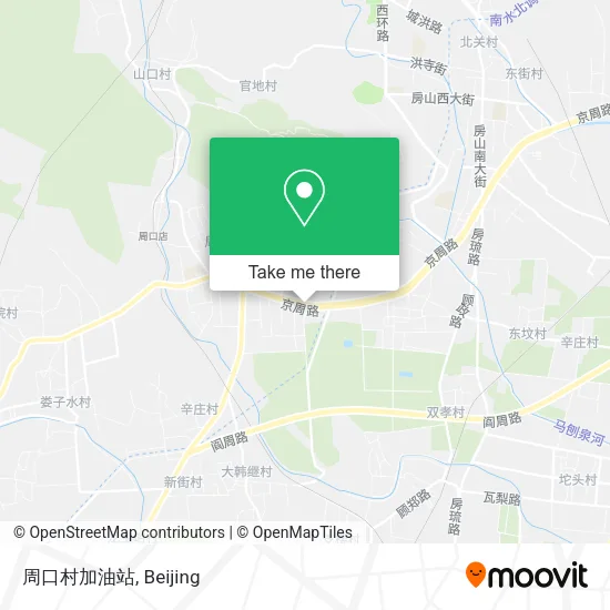 周口村加油站 map