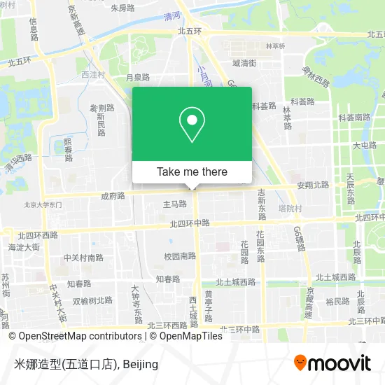 米娜造型(五道口店) map