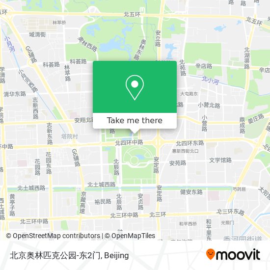 北京奥林匹克公园-东2门 map