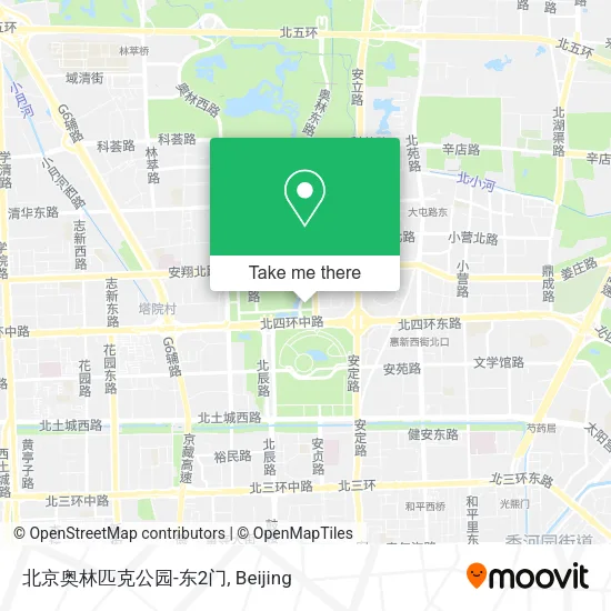 北京奥林匹克公园-东2门 map