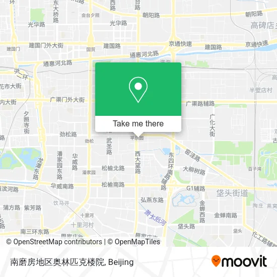 南磨房地区奥林匹克楼院 map