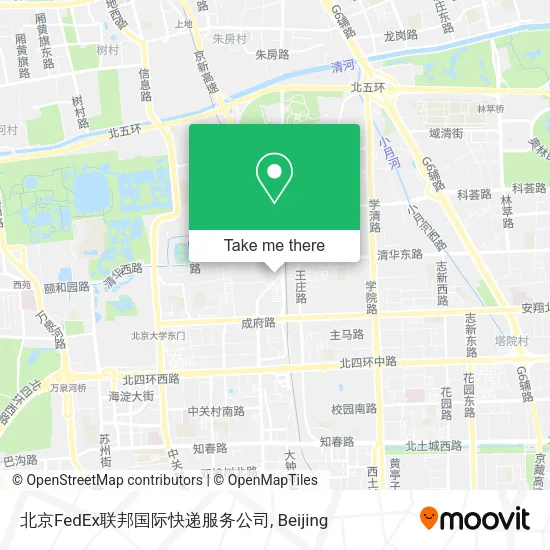 北京FedEx联邦国际快递服务公司 map