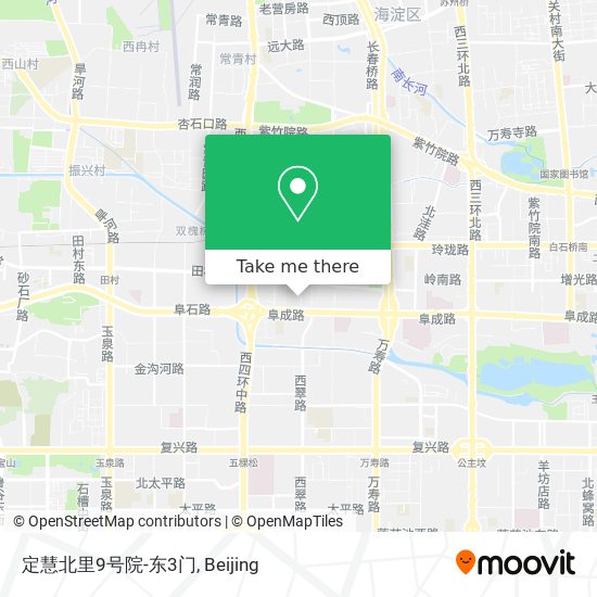 定慧北里9号院-东3门 map