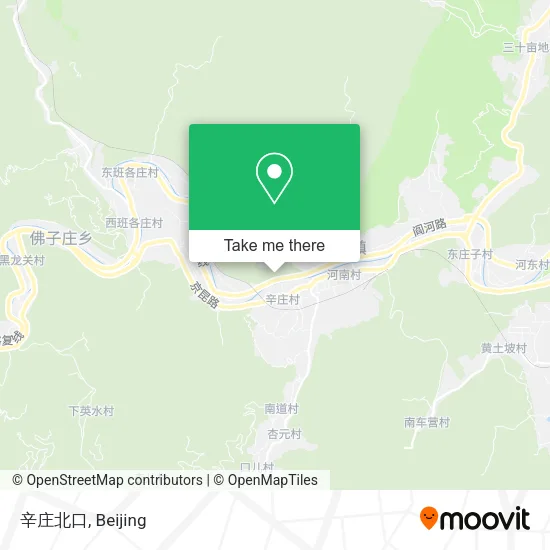 辛庄北口 map
