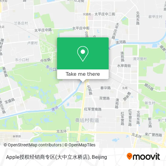Apple授权经销商专区(大中立水桥店) map
