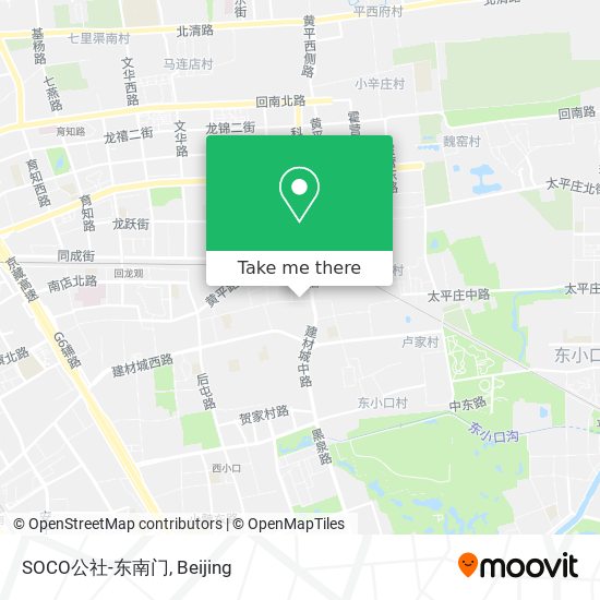 SOCO公社-东南门 map
