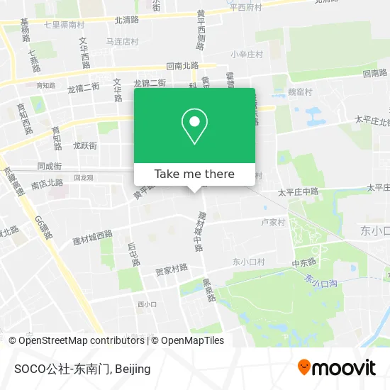 SOCO公社-东南门 map