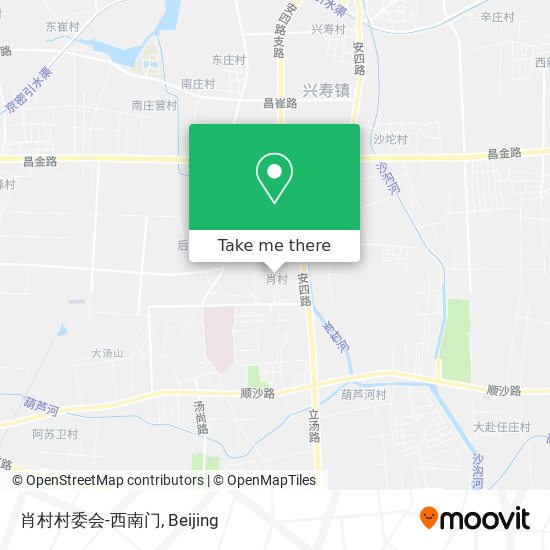 肖村村委会-西南门 map