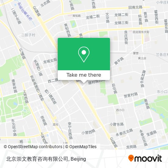 北京崇文教育咨询有限公司 map