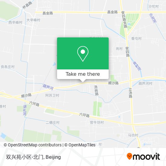 双兴苑小区-北门 map