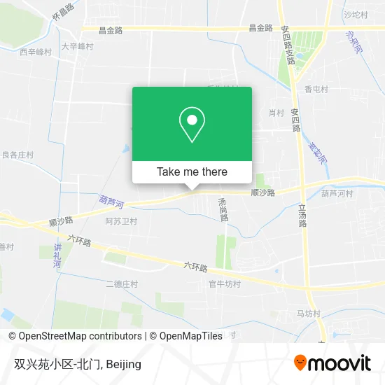 双兴苑小区-北门 map