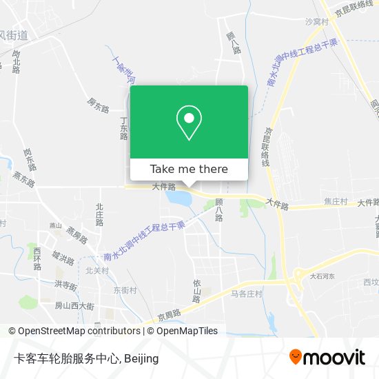 卡客车轮胎服务中心 map