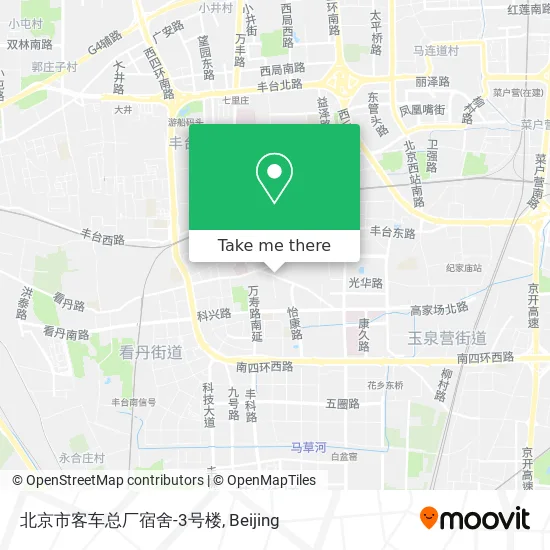 北京市客车总厂宿舍-3号楼 map