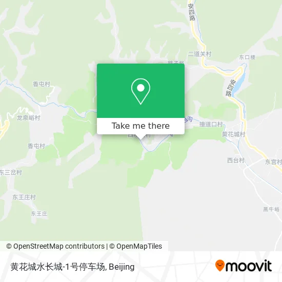 黄花城水长城-1号停车场 map
