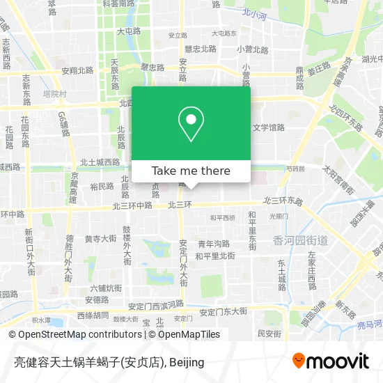 亮健容天土锅羊蝎子(安贞店) map