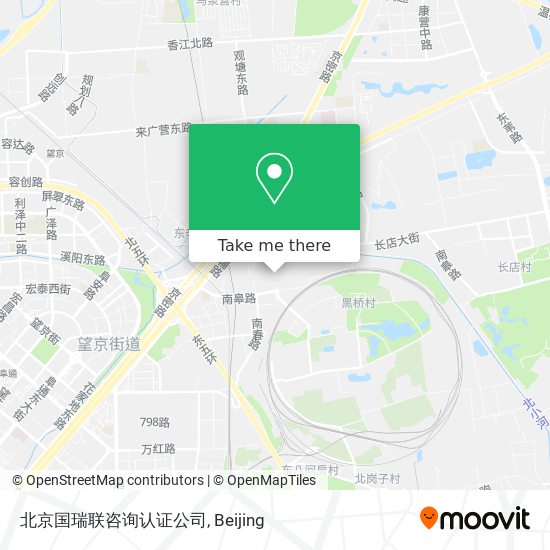 北京国瑞联咨询认证公司 map