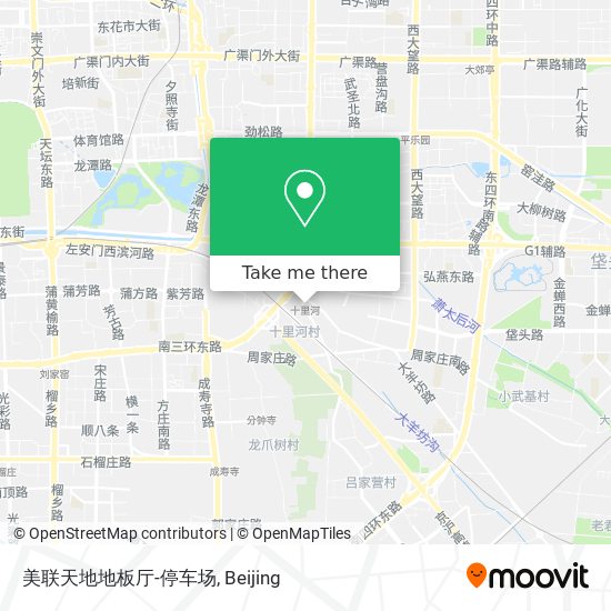 美联天地地板厅-停车场 map