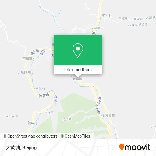 大黄塘 map